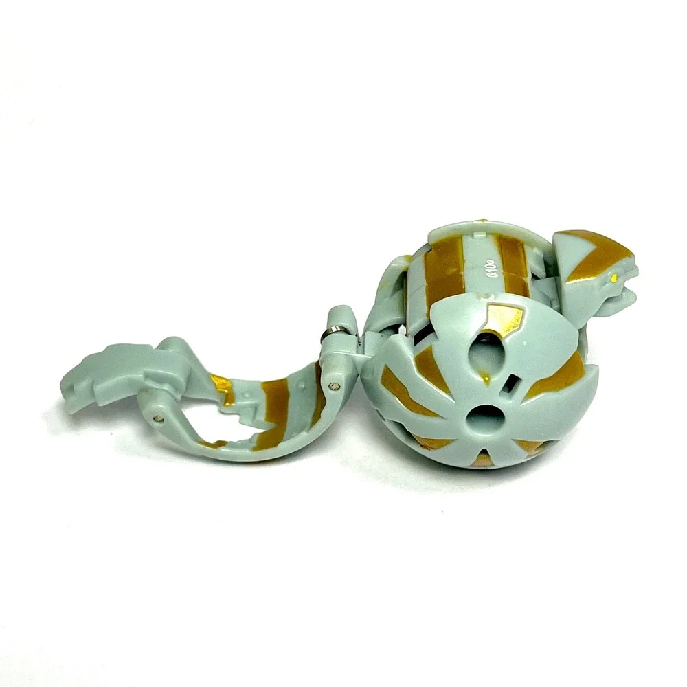 Bakugan Battle Brawlers B2 Haos Rattleoid 610G Snake Gray Spin Master Vintage